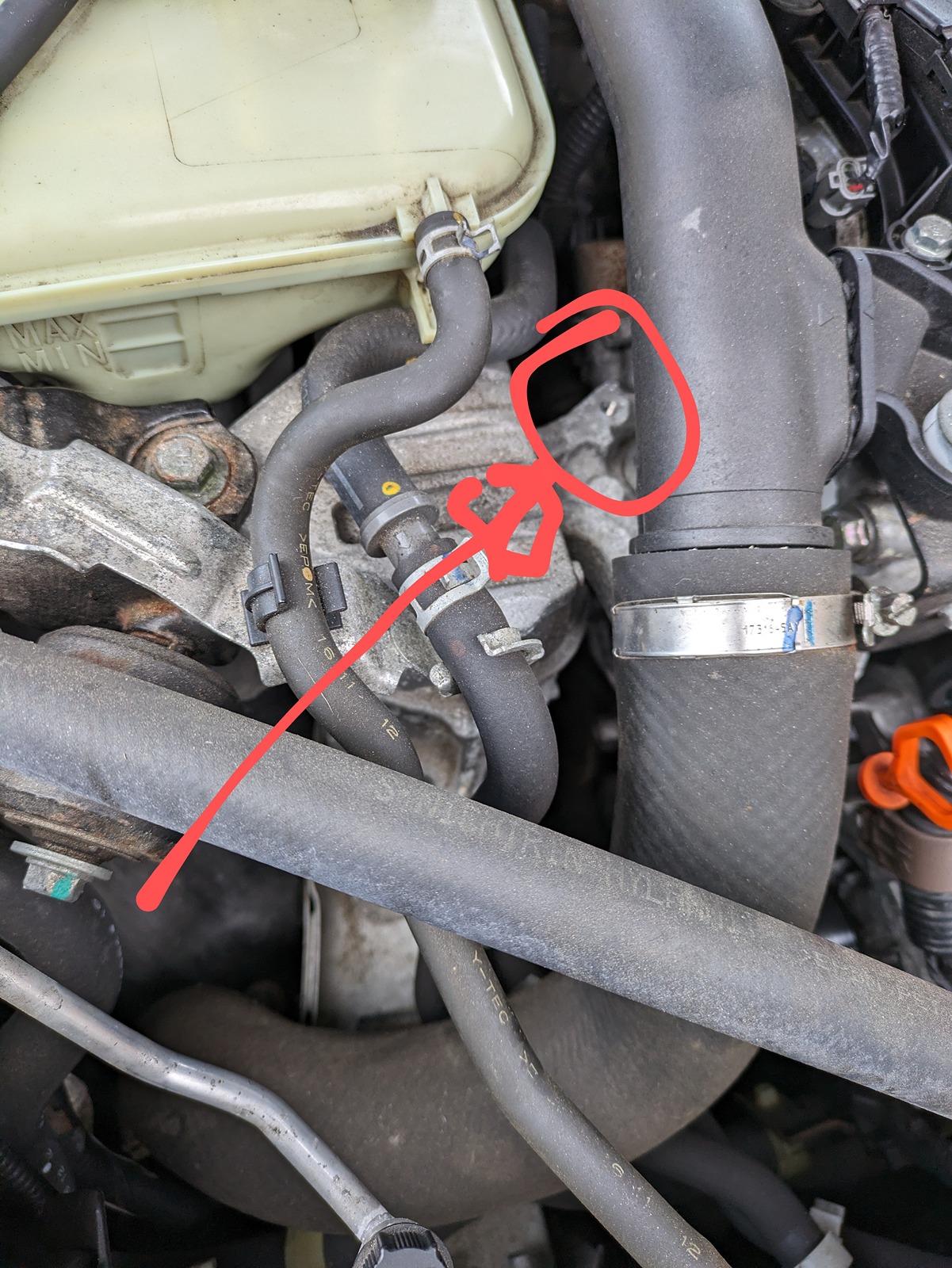 Honda Civic 10th gen Loose hose/cable in engine bay 1000004901