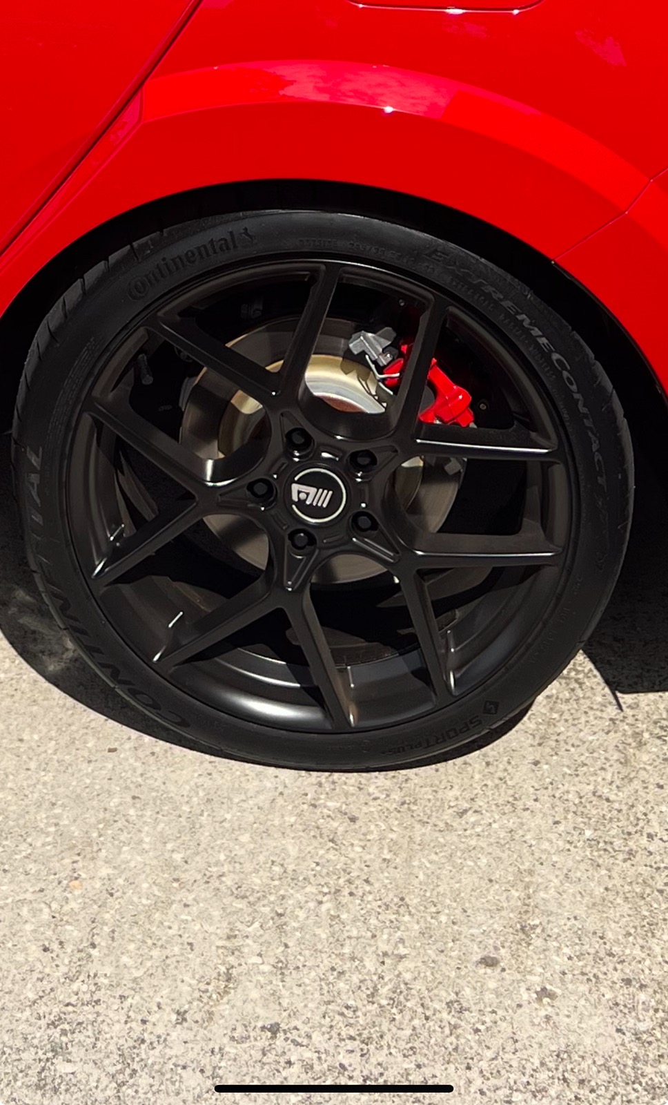 Honda Civic 10th gen MR924 Motegi Black Rims with 245/35 Extreme Contact Tires IMG_0796