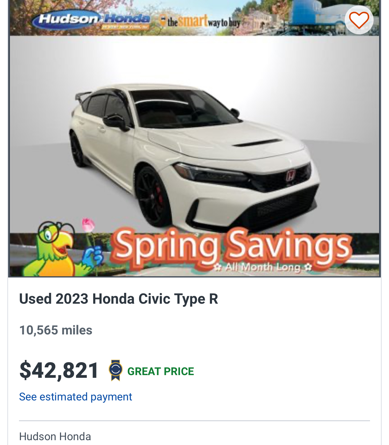 Honda Civic 10th gen 2018 Civic Type R CW for sale Florida 15k miles IMG_7247